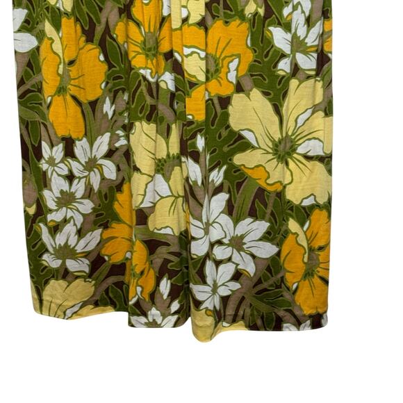 Tommy Bahama 100% Silk Size 8 Tropical Print Double V Sleeveless Dress - Picture 4 of 8